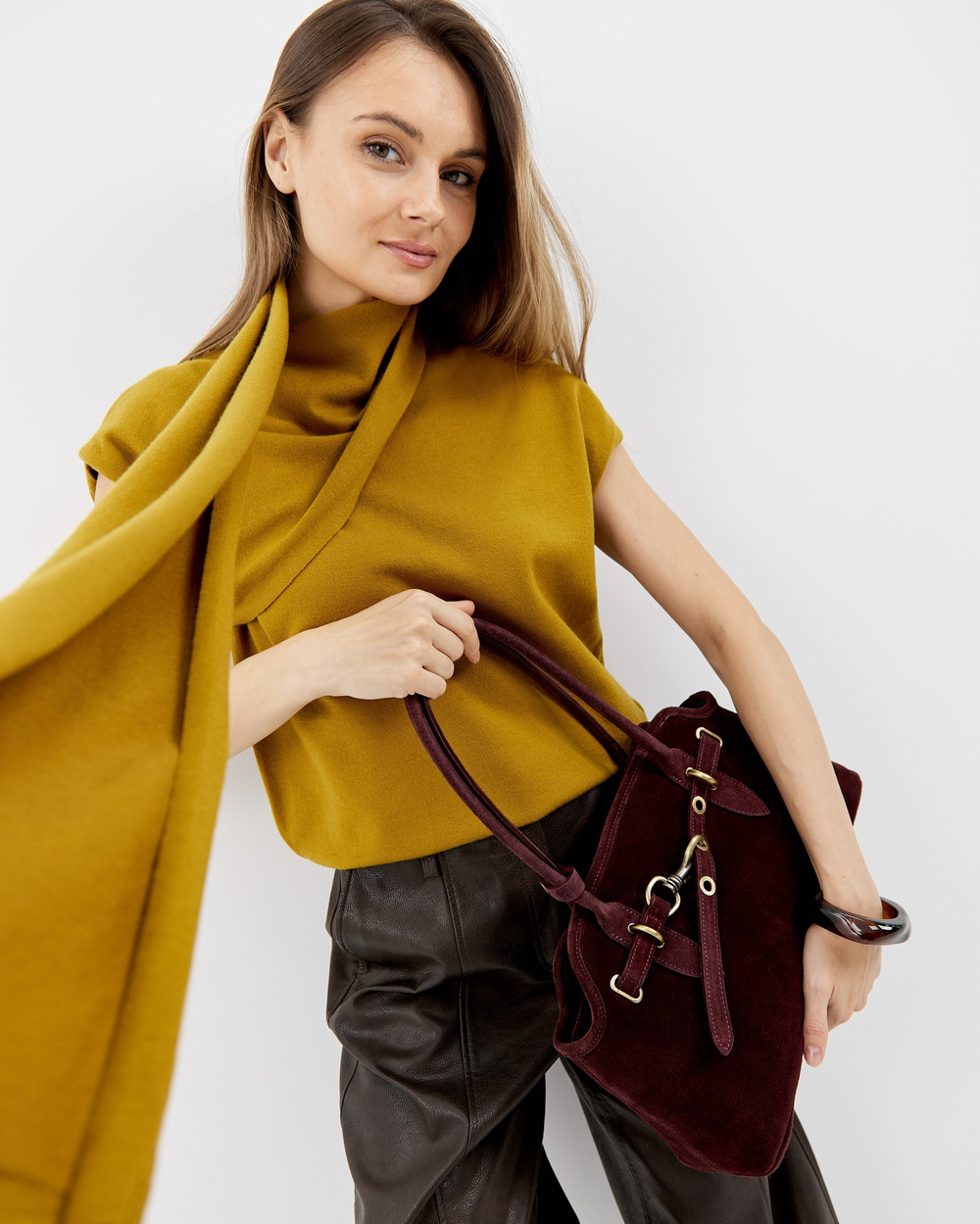 Сумка 563 15 бордовый