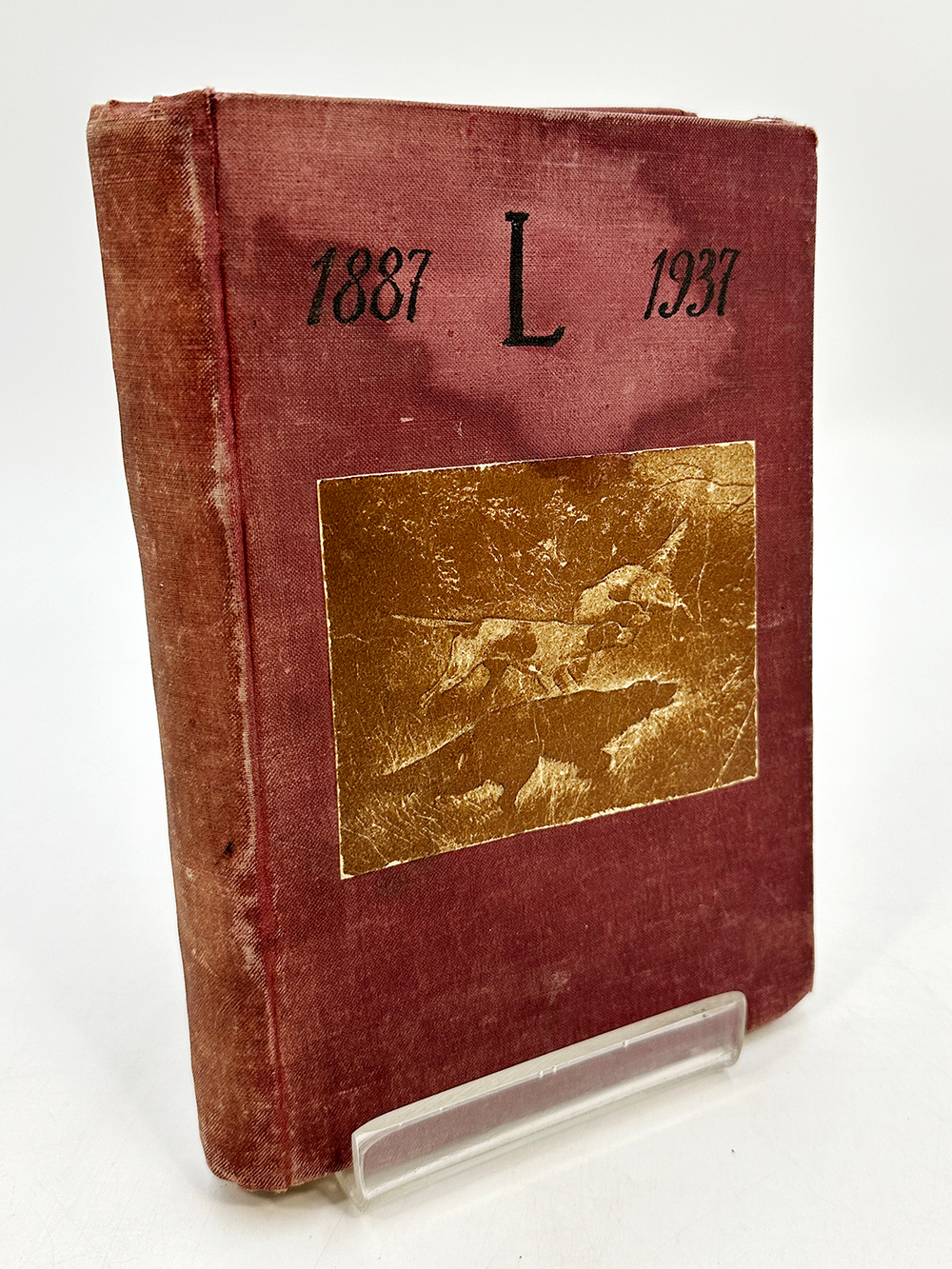 Полвека работы с легавой собакой. 1887-1937. Тираж 5200 э.  Ленинград. Ленингр. 1938г.
