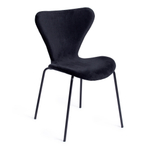Стул Jacobsen SOFT (mod DC 103) / 1 шт. в упаковке металл/флок, 59x45.5x84.5, черный