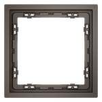 Рамка пластиковая VOLTUM S70 на 1 пост, (капучино)