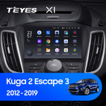 Teyes X1 9"для Ford Kuga 2, Escape 3 2012-2019