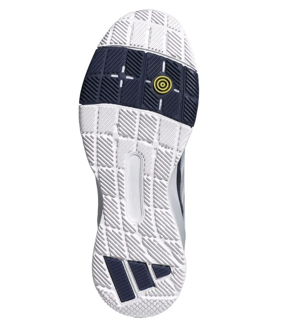 Мужские кросовки для Padel Adidas Crazyquick LS Padel M - cloud white/silver metallic/dark blue
