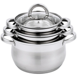 Набор Кастрюль /нерж Bella 2,9/4,0/6,5 л APPETITE