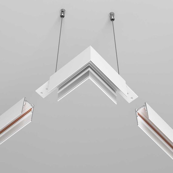 Коннектор угловой Maytoni Technical Exility TRA034HCL-41W