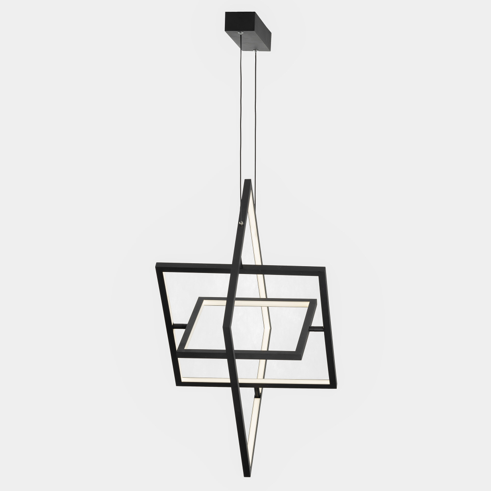 Citilux Cube CL719241 Подвесная светодиодная люстра Чёрная