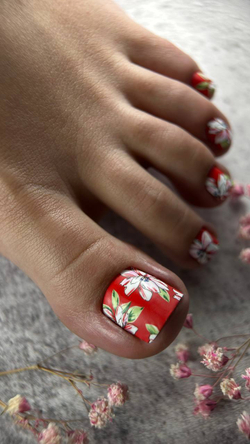 Пленка для педикюра Crazy Manic floral dreams p