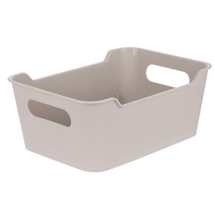 Корзинка универсальная "Mango" 2,4л. 230х160х90мм (светло-серый)