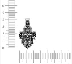 Серебряный крестик 8306