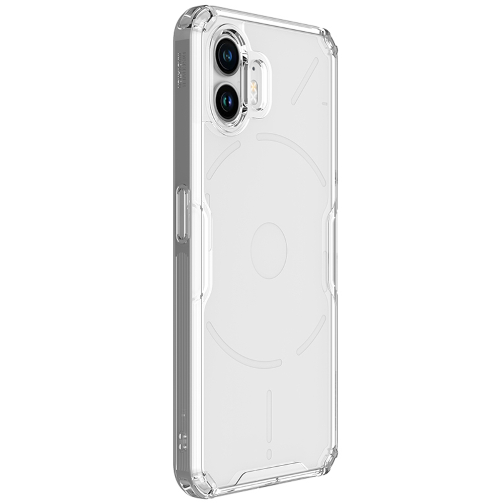 Усиленный прозрачный чехол от Nillkin для Nothing Phone 2, серия Nature TPU Pro Case