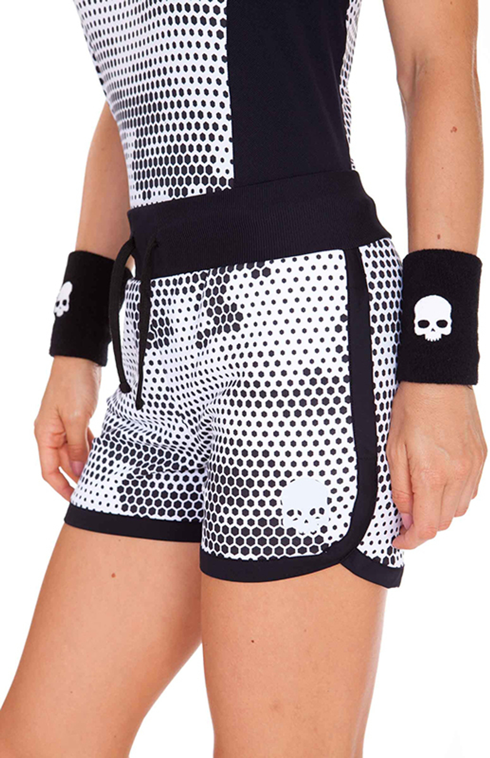 Женские Шорты теннисные Hydrogen Women Tech Camo Shorts - white camouflage