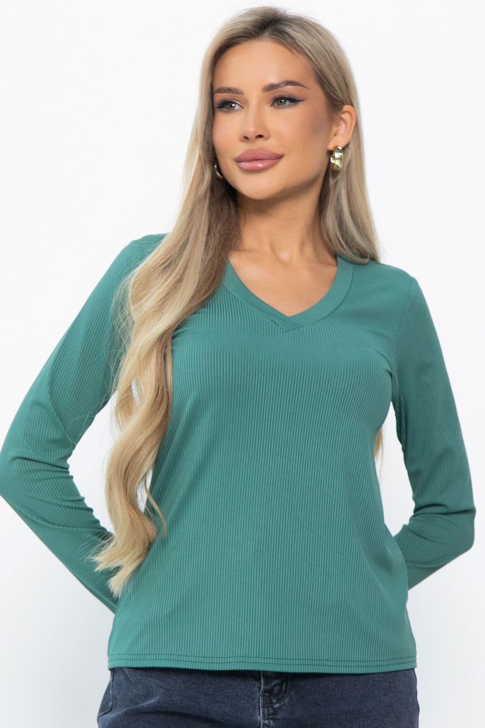 Джемпер трикотажный Бетси (зеленый) Б14870-50М LT Collection