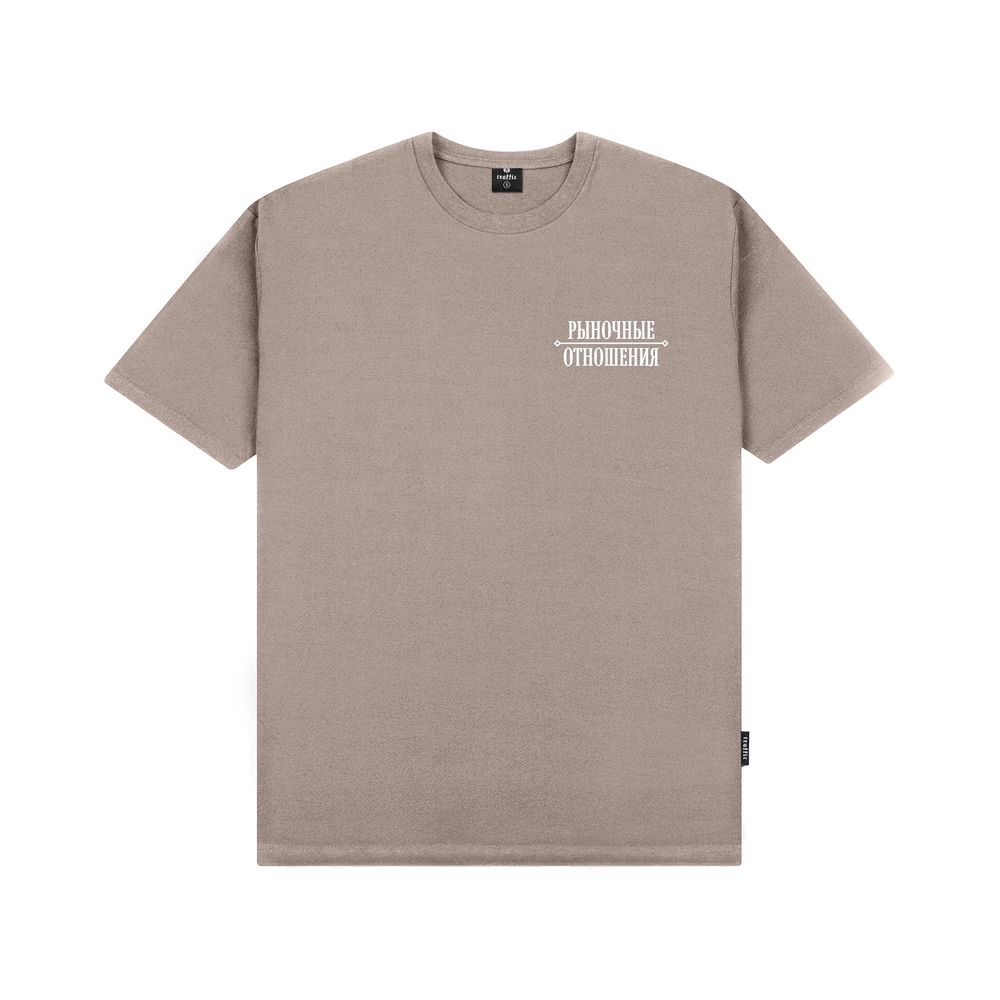 Футболка TRAFFIC &quot;Tag-2 Embroidery&quot; Бежевый
