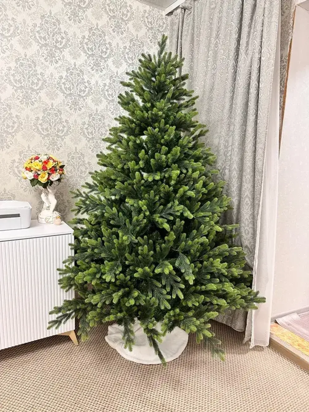 Ель искусственная «Венецианская» (Литая+пвх) 210 см / 2.1 м