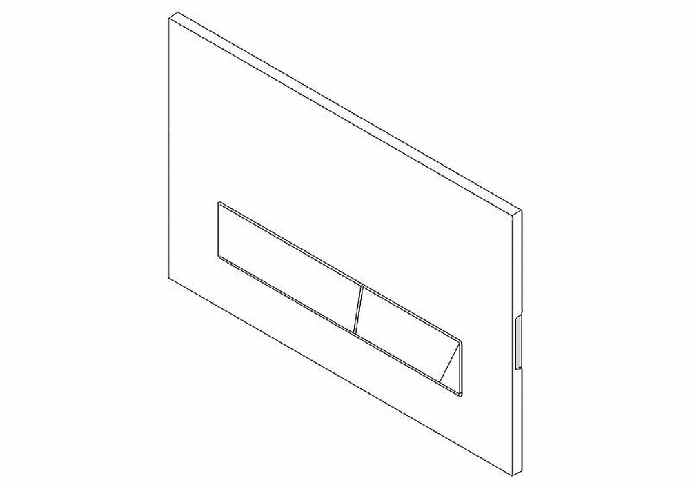 Клавиша смыва BelBagno Marmi BB010-MR-CHROME Хром глянцевый