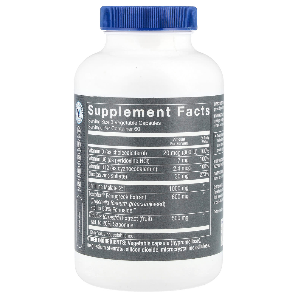 The Vitamin Shoppe, Men's Ultimate Man-T, 180 растительных капсул