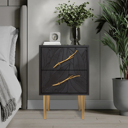 Тумба Арт Колор leaves Стайл Голд Терпкий коричневый