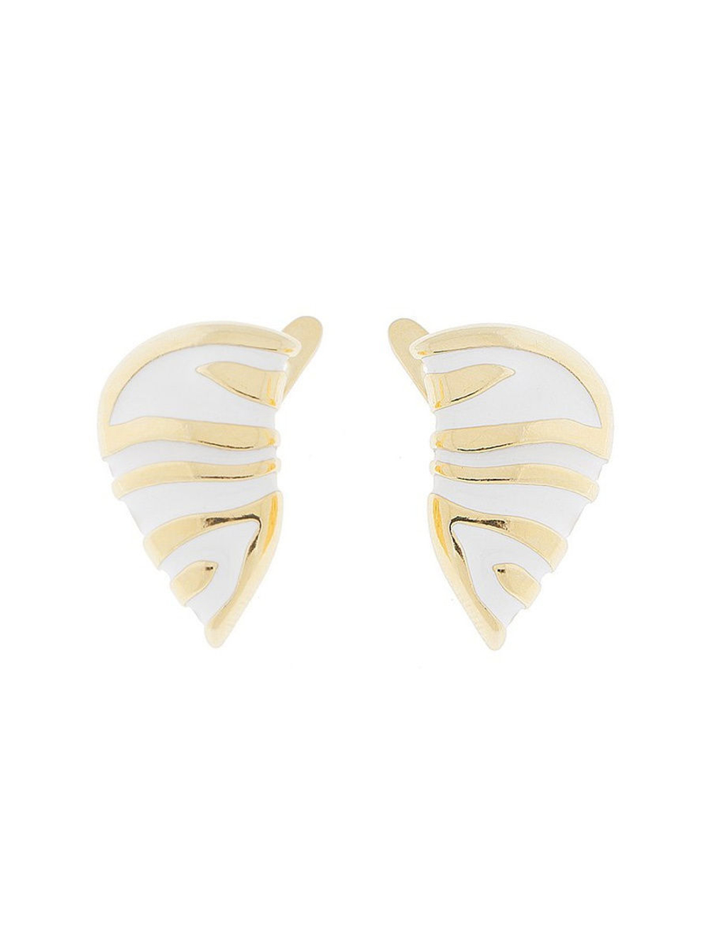 "Кэллус" серьги в золотом покрытии из коллекции "Cosmo" от Jenavi  с английским замком