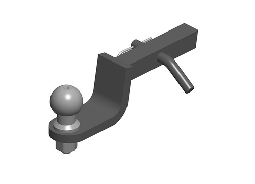 Узел сцепной, фаркоп в сборе под квадрат (32х32) черный Автос.TY-03