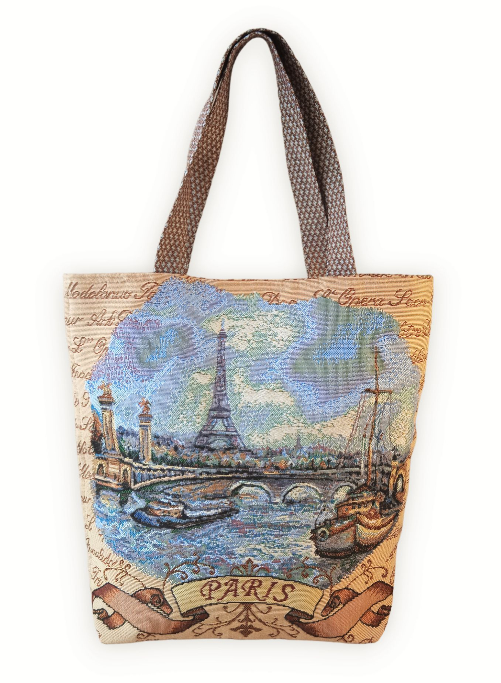 Гобеленовая сумка Париж (39х39х12)