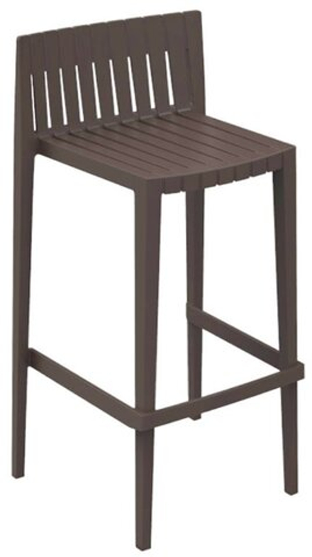 Стул пластиковый барный Vondom Spritz Basic, бронзовый