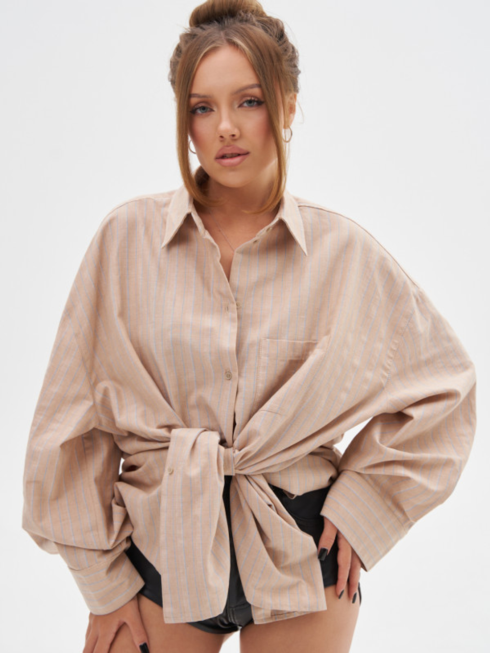 Рубашка в полоску