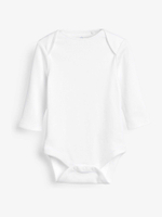 Боди с длинным рукавом для малышей Next 520-271, 5 шт., Белый, Голубой