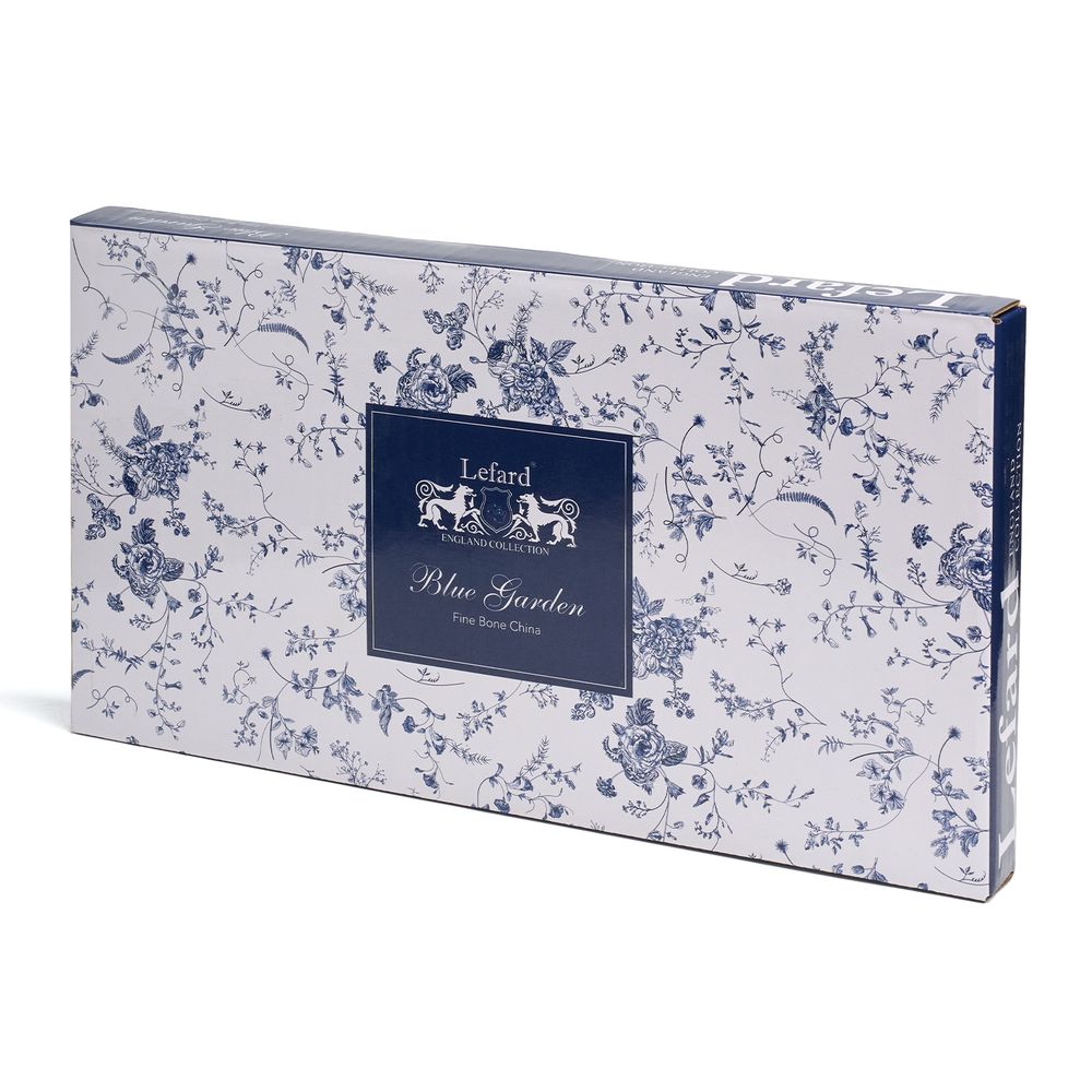 БЛЮДО ОВАЛЬНОЕ LEFARD "BLUE GARDEN" 35,5*19*2,5 СМ