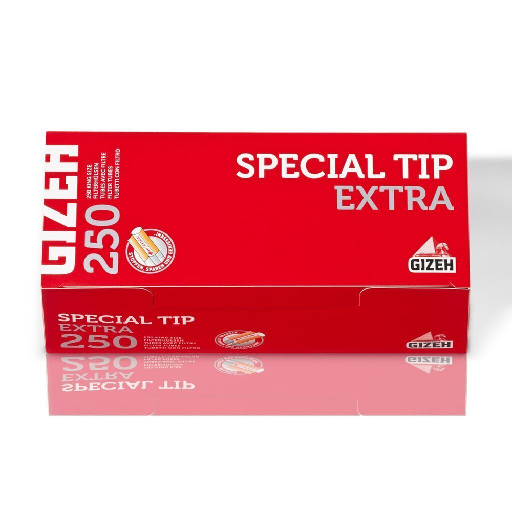 Гильзы для сигарет "Gizeh" Special Tip Extra Long 250шт