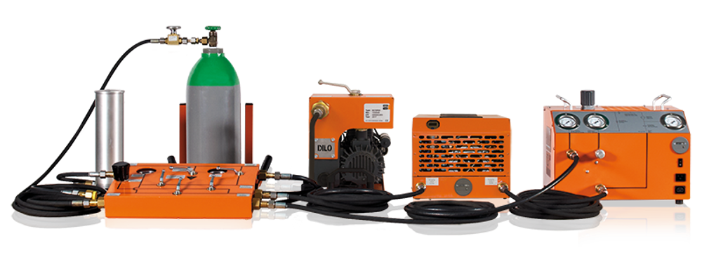 Компрессор для хранения элегаза Dilo B095R12