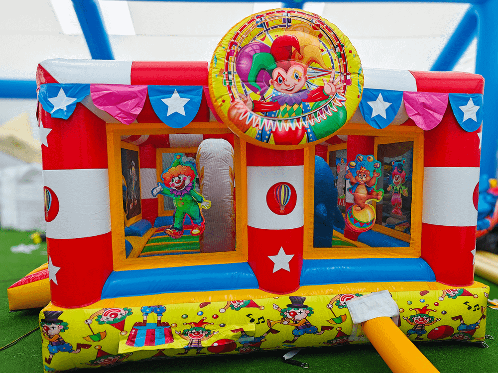 Коммерческий надувной батут «Цирковые трюки» 3,5*3,5*2,6 м