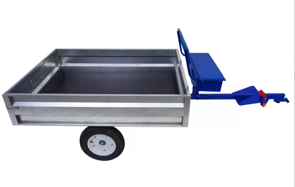 Телега Valrus ТПЦ 600 Ф для мотоблока, оцинкованная