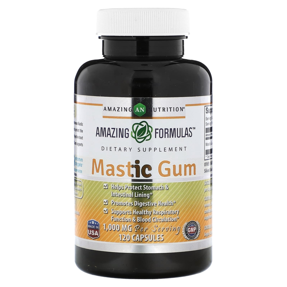 Amazing Nutrition, Мастиковая смола, 120 капсул (500 мг на капсулу)