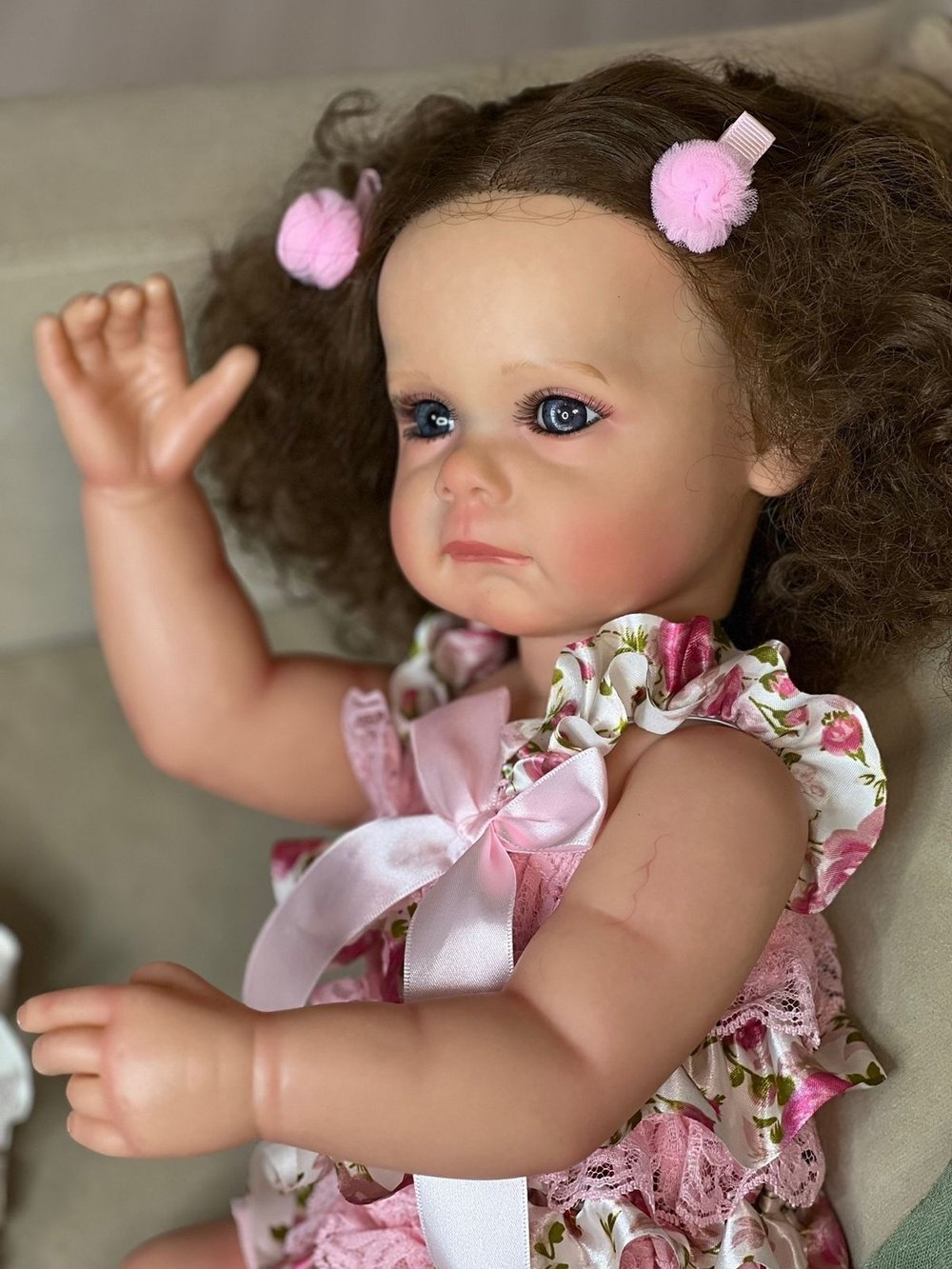 Кукла Реборн виниловая 55см в пакете (FA-267)