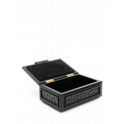 Шкатулка прямоугольная «Turtle». Цвет черный