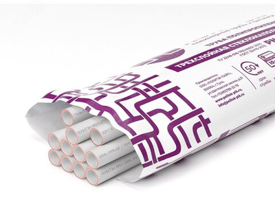 Труба 25х3,5 4м Полипропилен Стекловолокно ПП ЭКСАН