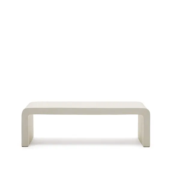 Журнальный столик Aiguablava, 135x65 см, белый цемент