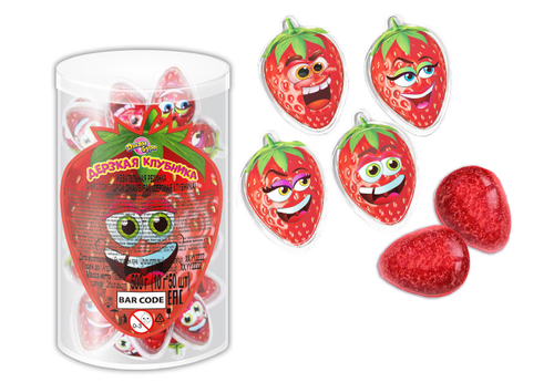 Жев. рез. Джамбура "Дерзкая клубника" 12*50шт 10г
