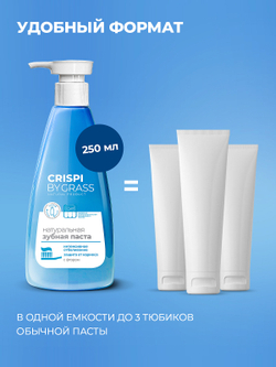 CRISPI зубная паста для отбеливающая 250мл.