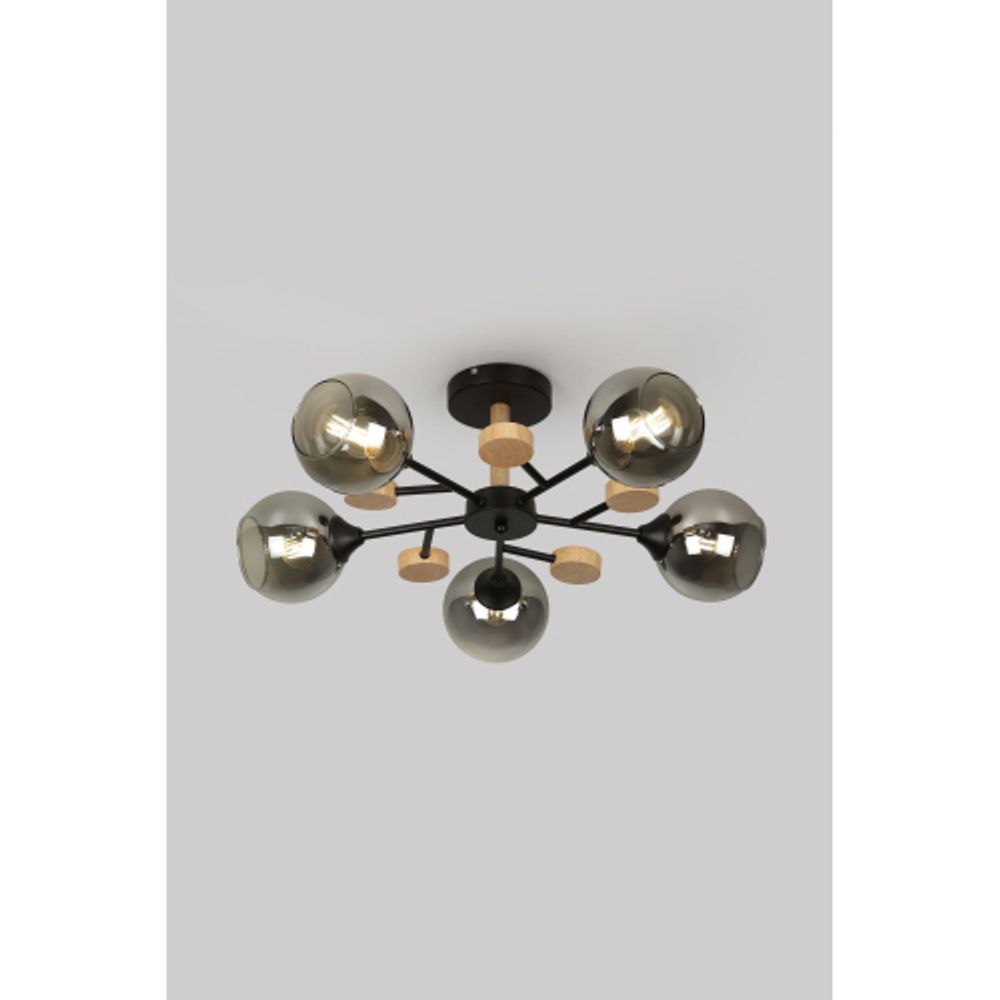 Люстра Rivoli Elouisa 9181-305 5 х Е27 60 Вт модерн