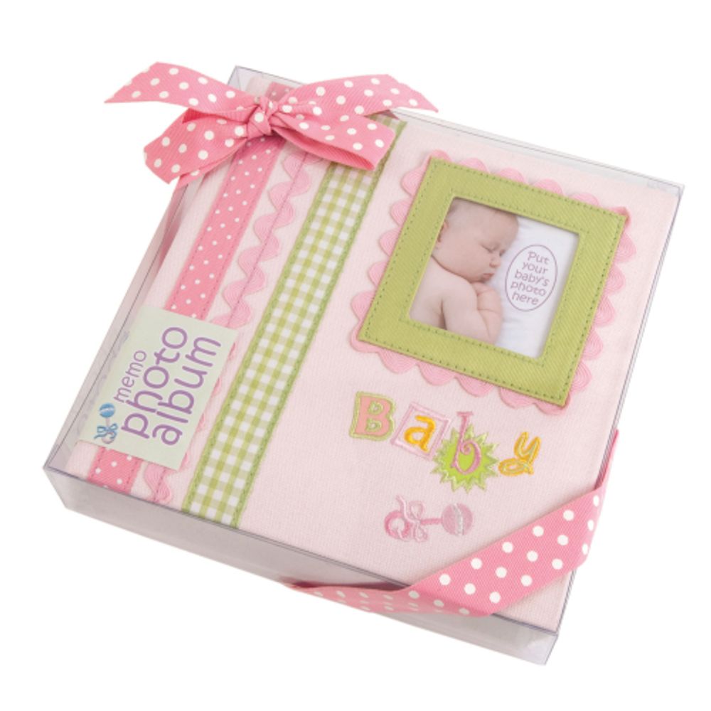 Innova Q4403614M Фотоальбом 180 фото 10*15 Детские воспоминания розовый в подарочной упаковке, кар | Innova