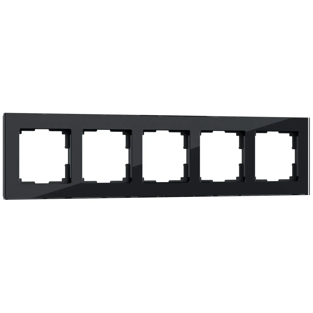 Рамка на 5 постов Favorit (черный) W0051108
