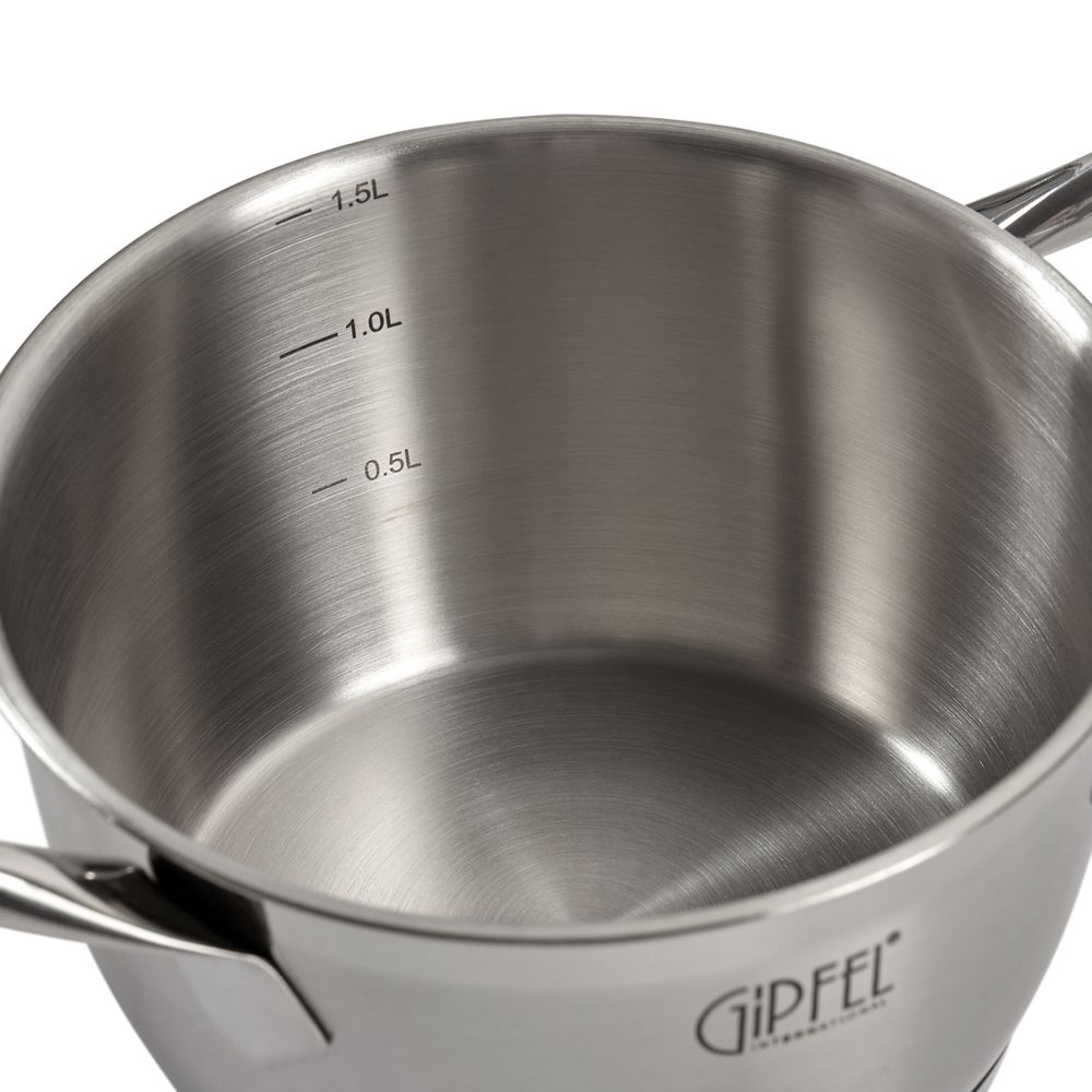 Кастрюля из нержавеющей стали Gipfel Era 1376 16 см/1,4 л