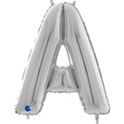 Буквы серебряные русские/английские 26"-66см