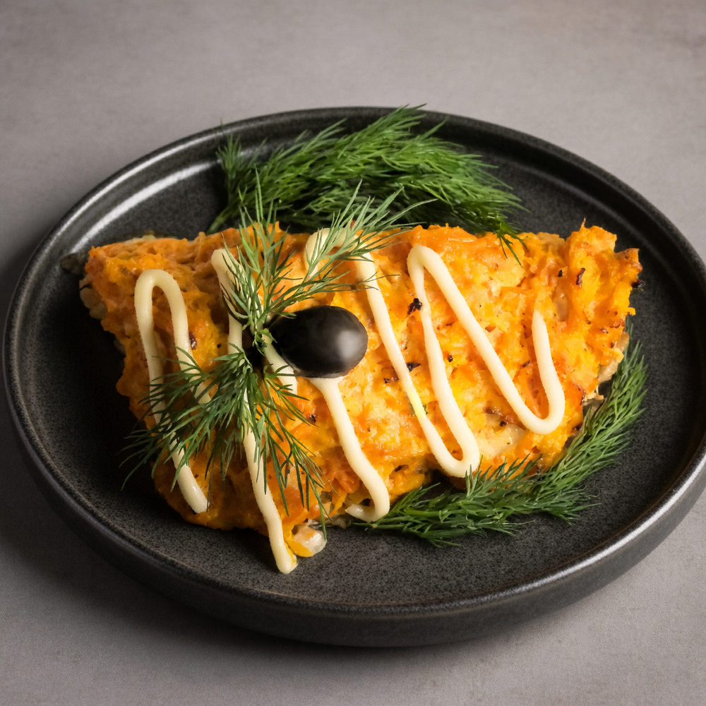 Горбуша с овощами