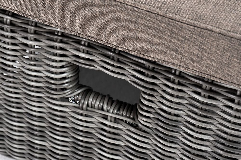 "Рим" комплект шезлонг со столиком, цвет графит