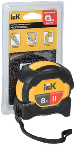 Рулетка измерительная PROFESSIONAL 8м IEK