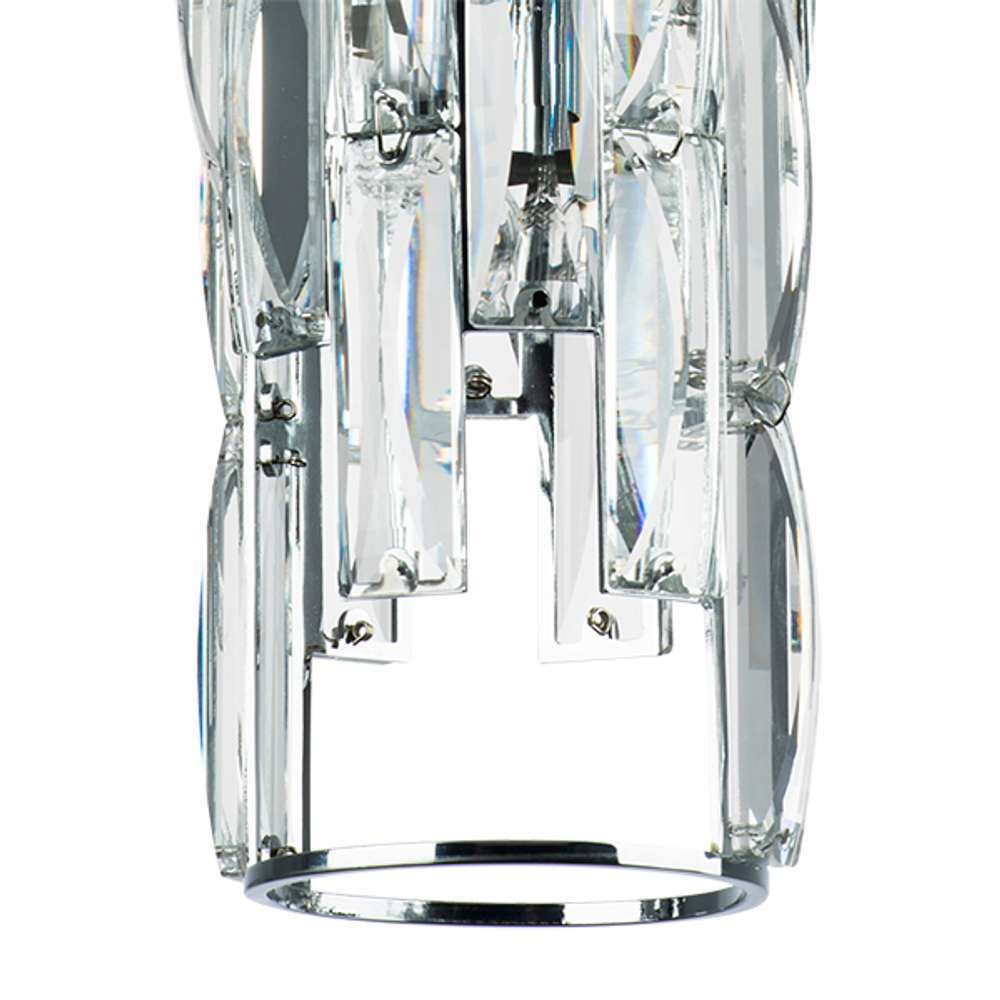 722030 Люстра LIMPIO 4х6W(led) G9 ХРОМ/ПРОЗРАЧНЫЙ