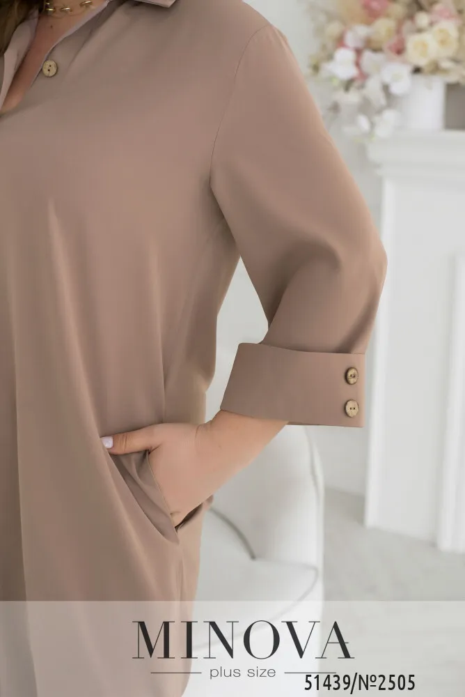Платье 2505-капучино Minova