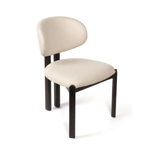 Стул Galloti массив рогожка цвет белый