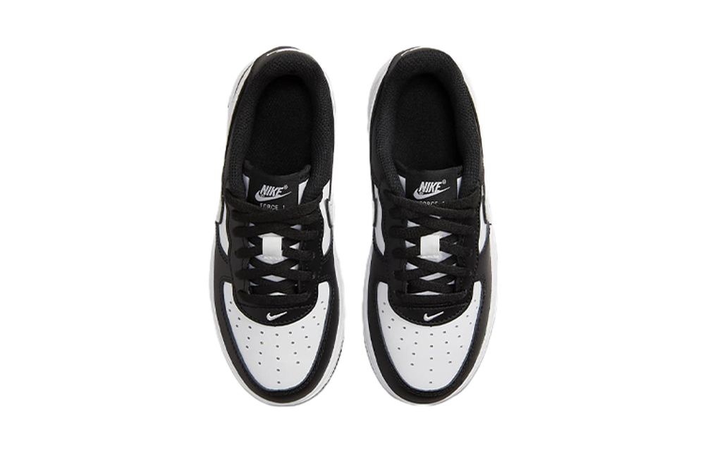 Middle-aged children's Nike Air Force 1 Low LV8 2 Panda non-slip wear-resistant low-top sneakers black and white